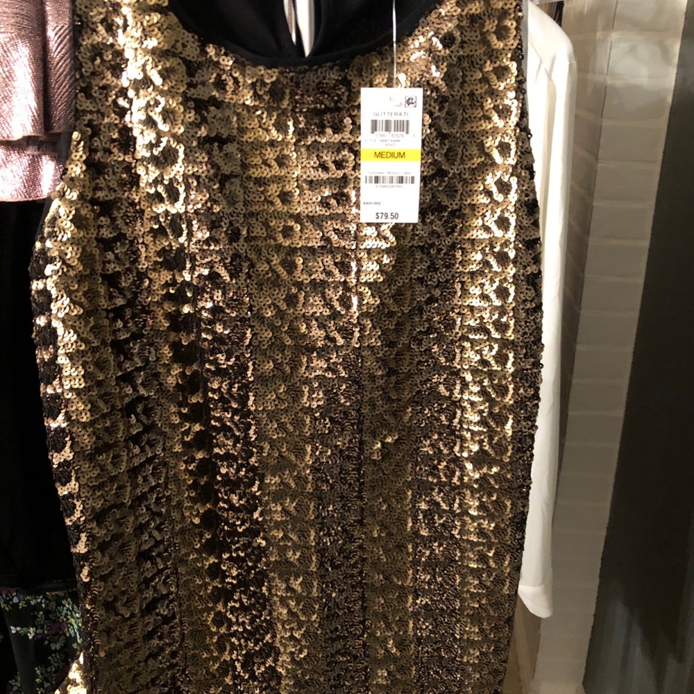 NWT! INC Gold Top Size Med